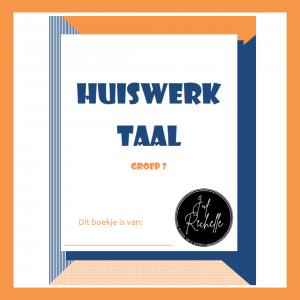 Huiswerkboekje taal groep 7