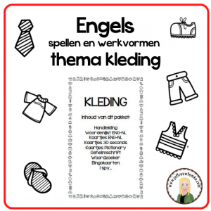 Engels – spellen en werkvormen – thema kleding