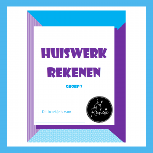 Huiswerkboekje rekenen groep 7