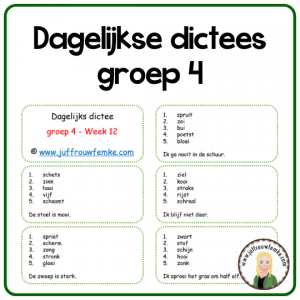 200 dagelijkse dictees voor groep 4