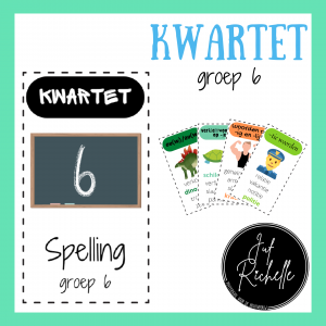 Kwartet spelling groep 6