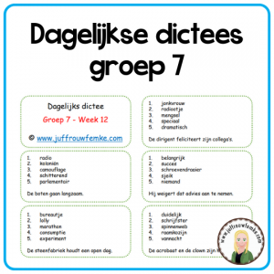 200 dagelijkse dictees voor groep 7
