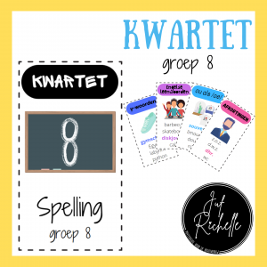 Kwartet spelling groep 8