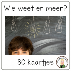 Wie weet er meer?