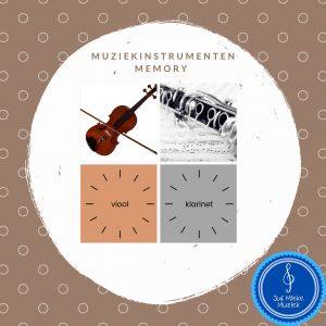 Muziekinstrumenten memory