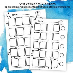 beloningssysteem gebruik ontwikkelingsmateriaal - handleiding + prints