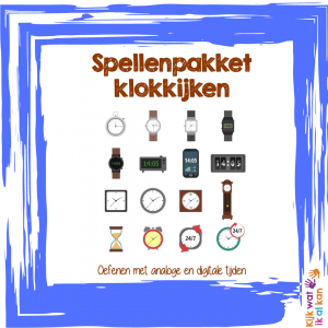 Spellenpakket klokkijken
