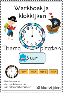Werkboekje klokkijken piraten