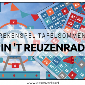 IN 'T REUZENRAD - rekenspel tafelsommen
