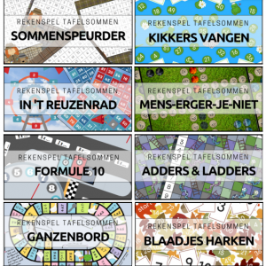 TAFELWERK - spellenbundel rekenen