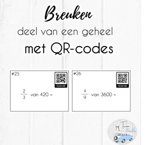 Breuken deel van geheel - QR-codes