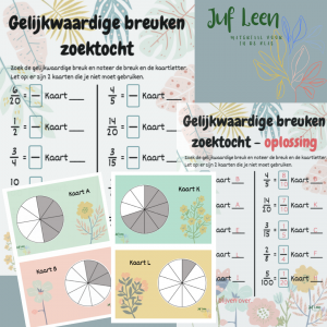 Gelijkwaardige-breuken-zoektocht (bewegend leren)