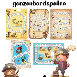 Piraten ganzenbordspellen