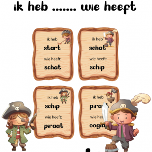 Piraten: ik heb...wie heeft