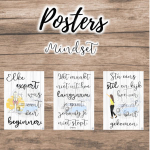 Positieve mindset posters