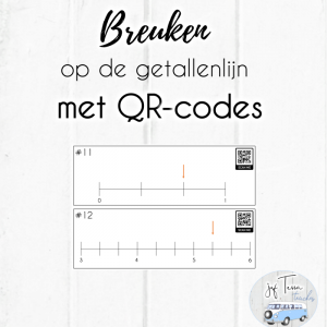 Breuken op de getallenlijn - QR-codes