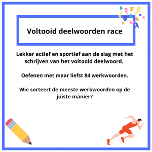 Voltooid deelwoord race