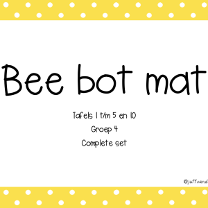 Bee bot - Tafels 1 t/m 5 en 10
