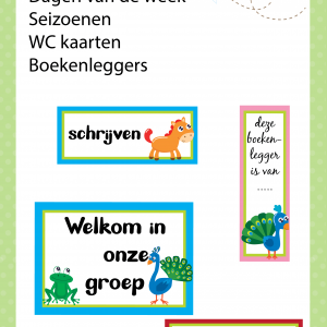 Dagritmekaarten dieren