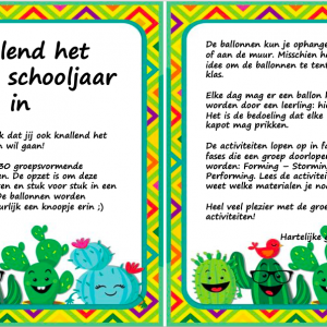 Knallend het schooljaar in - Bovenbouw
