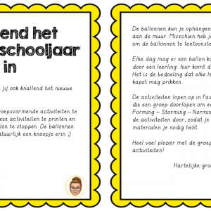 Knallend het schooljaar in - Middenbouw