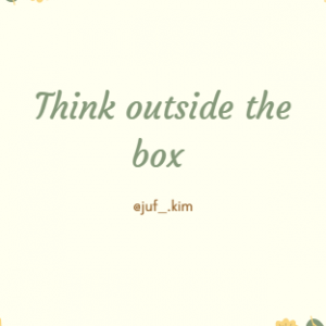 Think outside the box
