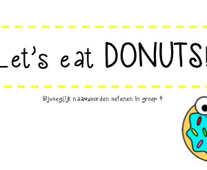 Let's eat DONUTS