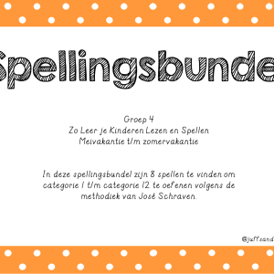 Spellingsbundel - Meivakantie t/m zomervakantie