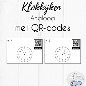 Klokkijken: analoog - QR-codes