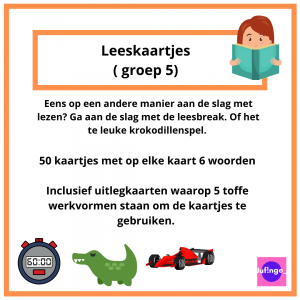 Leeskaartjes ( groep 5)