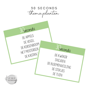 planten - 30 seconds