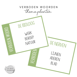 planten - verboden woord