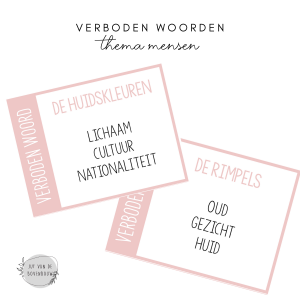 mensen - verboden woord