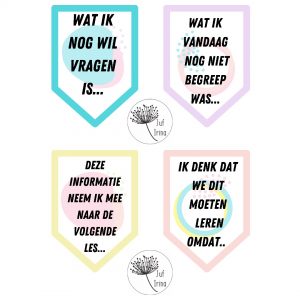 44 Evaluatiekaartjes - PASTEL