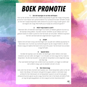 Boek promotie - leesbevordering