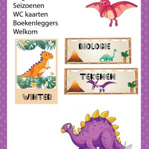 Dagritmekaarten dino's