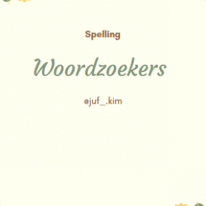 Woordzoekers spellingsdoelen