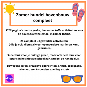 Zomer bundel bovenbouw ( compleet)