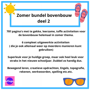 Zomerbundel bovenbouw ( deel 2)