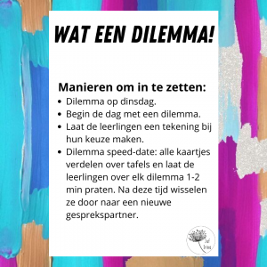 WAT EEN DILEMMA!