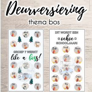 Deurversiering - bos