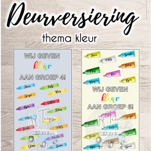 Deurversiering - kleur