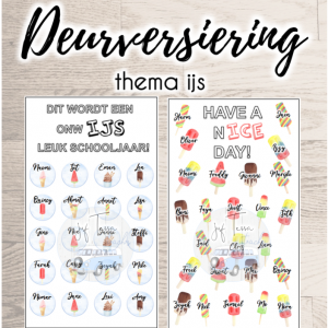 Deurversiering - ijs