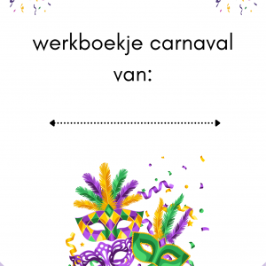 Werkboekje & antwoordenboekje carnaval