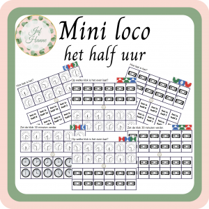 Mini Loco - De klok: het half uur