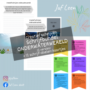 Schrijfbundel: ONDERWATERWERELD (creatief schrijven)