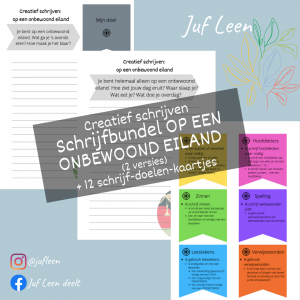 Schrijfbundel: OP EEN ONBEWOOND EILAND
