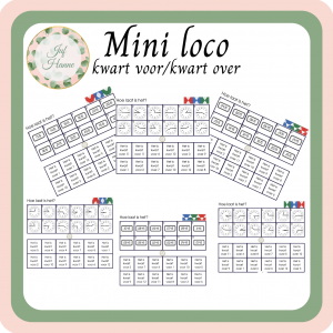Mini Loco - De klok: het kwartier