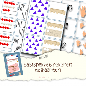 Basismateriaal rekenen: telkaartjes