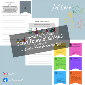 Schrijfbundel GAMES (creatief schrijven)